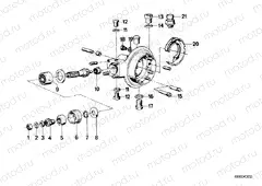 Differential-bevel gear inst.parts