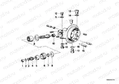 Differential-bevel gear inst.parts