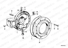 Differential-housing/housing cover