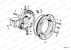 Differential-housing/housing cover