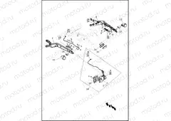 DOMESTIC LICENSE PLATE BRACKET AND TURN SIGNALS, REAR