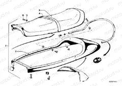 Double seat bench