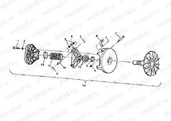 DRIVE CLUTCH - A99CC28CA (4949484948c003) | DRIVE CLUTCH - A99CC28CA (4949484948c003)