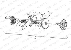 DRIVE CLUTCH - A99CH33CB (4945964596c004) | DRIVE CLUTCH - A99CH33CB (4945964596c004)