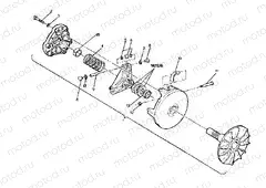 DRIVE CLUTCH ASSEMBLY 350 2X4 / W927539 (4922882288023A) | DRIVE CLUTCH ASSEMBLY 350 2X4 / W927539 (4922882288023A)