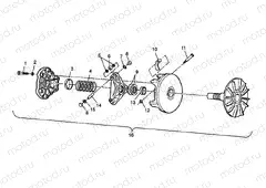 DRIVE CLUTCH - W98AA25C (4945314531B011) | DRIVE CLUTCH - W98AA25C (4945314531B011)