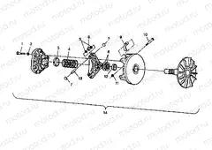 DRIVE CLUTCH - W98BC50A (4944994499b013) | DRIVE CLUTCH - W98BC50A (4944994499b013)