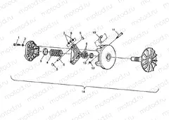 DRIVE CLUTCH - W98CH50AB (4945714571c004) | DRIVE CLUTCH - W98CH50AB (4945714571c004)