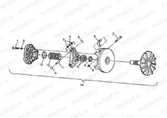DRIVE CLUTCH XPLORER 300 W98CC28C (4945264526C003) | DRIVE CLUTCH XPLORER 300 W98CC28C (4945264526C003)