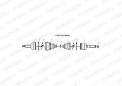 DRIVE SHAFT - A04CD32FB (4986268626B08) | DRIVE SHAFT - A04CD32FB (4986268626B08)