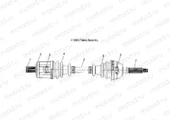 DRIVE SHAFT | DRIVE SHAFT, FRONT - A05MH76AC/AT/AU/AW (4994169416B10)