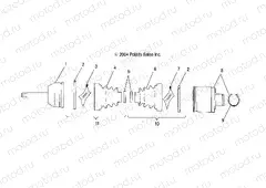 DRIVE SHAFT | DRIVE SHAFT, REAR - A05MH76AC/AT/AU/AW (4994279427B13)