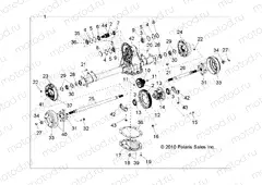 DRIVE TRAIN | DRIVE TRAIN, AXLE, REAR - L11AB08/AA08 ALL OPTIONS (49LEVAXLERR11BRZ)