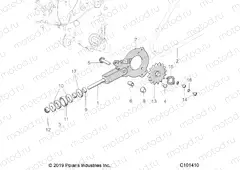 DRIVE TRAIN | DRIVE TRAIN, CHAIN TENSIONER AND SPROCKET - A23HZB15A1/A4/B1/B4  (C101410)