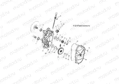 DRIVE TRAIN | DRIVE TRAIN, CHAINCASE - S20MDX6JSA/6JEA (49SNOWCHAINCASE15600R)