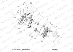 DRIVE TRAIN | DRIVE TRAIN, CHAINCASE - S22TDL8RS/8RE ALL OPTIONS (600552)