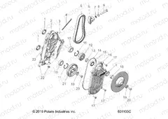 DRIVE TRAIN | DRIVE TRAIN, CHAINCASE - S23CED5TSL/TSU (601103C)