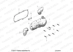 DRIVE TRAIN | DRIVE TRAIN, CLUTCH COVER AND DUCTING - A23HZB15A1/A4/B1/B4  (C101411)