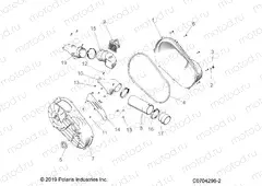 DRIVE TRAIN | DRIVE TRAIN, CLUTCH COVER and DUCTING - D20BBP99A4/B4/FP99A4 (C0704298-2)