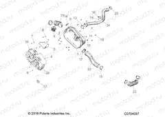 DRIVE TRAIN | DRIVE TRAIN, CLUTCH COVER AND DUCTING - G20GAE99A2/D99AK/AS/BK/BS (C0704067)