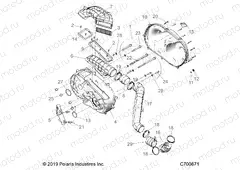 DRIVE TRAIN | DRIVE TRAIN, CLUTCH COVER AND DUCTING - R20RSE99A/B (C700871)