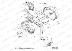 DRIVE TRAIN | DRIVE TRAIN, CLUTCH COVER AND DUCTING - R20RSK99AA/AX/A9/AP (C700339)