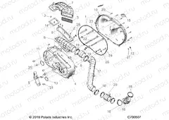 DRIVE TRAIN | DRIVE TRAIN, CLUTCH COVER AND DUCTING - R20RSX99A9/AA/AP/AX/B9/BA/BP/BX (C700507)