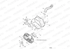DRIVE TRAIN | DRIVE TRAIN, CLUTCH COVER AND DUCTING - Z17VFE92NG/NK/NM (700443)