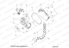 DRIVE TRAIN | DRIVE TRAIN, CLUTCH COVER AND DUCTING - Z20ASA87B2/E87BH/BW/LW (C701019)