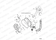 DRIVE TRAIN | DRIVE TRAIN, CLUTCH COVER AND DUCTING - Z20ASE99AH/LH (700420)