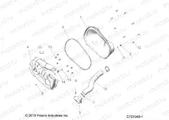 DRIVE TRAIN | DRIVE TRAIN, CLUTCH COVER and DUCTING - Z20CHA57A2/E57AM (C701049-1)
