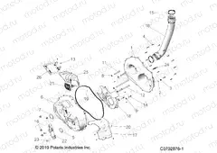 DRIVE TRAIN | DRIVE TRAIN, CLUTCH COVER AND DUCTING - Z20R4B92AC/BC/AR/BR/D92AC/BC/AR/BR (C0702876-1)