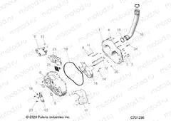 DRIVE TRAIN | DRIVE TRAIN, CLUTCH COVER AND DUCTING - Z21R4F92AH/BH (C701296)