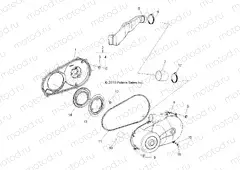 DRIVE TRAIN | DRIVE TRAIN, CLUTCH COVER - R13RH50AG/AH/AM/AR (49RGRCLUTCHCVR10)