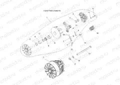 DRIVE TRAIN | DRIVE TRAIN, CLUTCH, PRIMARY - R13UH88/UH9E ALL OPTIONS (49RGRCLUTCHDRV13900XP)