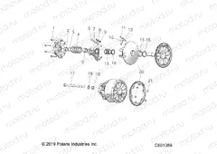DRIVE TRAIN | DRIVE TRAIN, CLUTCH, PRIMARY - S20DCH6PS ALL OPTIONS (C601389)