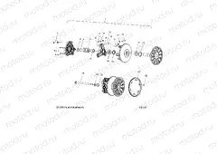 DRIVE TRAIN | DRIVE TRAIN, CLUTCH, PRIMARY - S20EFT8R/EFN8R ALL OPTIONS (600950)