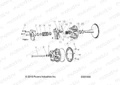 DRIVE TRAIN | DRIVE TRAIN, CLUTCH, PRIMARY - S21FJB8/FJE8/FJP8 ALL OPTIONS (C601468)