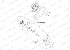 DRIVE TRAIN | DRIVE TRAIN, CLUTCH, SECONDARY, EBS - R14UH88/9E ALL OPTIONS (49RGRCLUTCHDVN14900XPEBS)