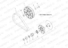 DRIVE TRAIN | DRIVE TRAIN, CLUTCH, SECONDARY - R13UH88/UH9E ALL OPTIONS (49RGRCLUTCHDVN13900XP)