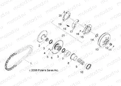 DRIVE TRAIN | DRIVE TRAIN, CLUTCH, SECONDARY - R13VA17AA/AB (49RGRCLUTCHDVN09RZR170)