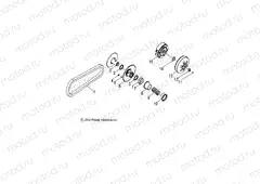 DRIVE TRAIN | DRIVE TRAIN, CLUTCH, SECONDARY - R15YAV17AA/AF/BA/BF (49RGRCLUTCHDVN09RZR170)