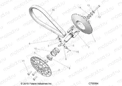 DRIVE TRAIN | DRIVE TRAIN, CLUTCH, SECONDARY - R21T6U99AP/AG/BP/BG (C700594)