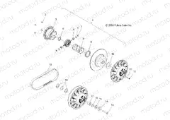 DRIVE TRAIN | DRIVE TRAIN, CLUTCH, SECONDARY - S20EFK8PS/EFM8PS ALL OPTIONS (49SNOWDRIVENCLUTCH09ASLT)