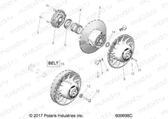 DRIVE TRAIN | DRIVE TRAIN, CLUTCH, SECONDARY - S21FJB8/FJE8/FJP8 ALL OPTIONS (600698)