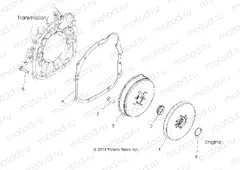 DRIVE TRAIN | DRIVE TRAIN, DRIVE COUPLER - A13ZN5EAD/K/L/T (49ATVCOUPLER12SPTRGEPS)