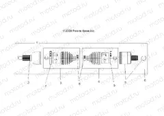 DRIVE TRAIN | DRIVE TRAIN, DRIVE SHAFT, FRONT - A09ZN85/8X ALL OPTIONS (49ATVSHAFTDRIVE1332383)
