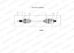 DRIVE TRAIN | DRIVE TRAIN, DRIVE SHAFT, FRONT - A17SYE85AS (100062)