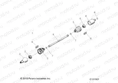 DRIVE TRAIN | DRIVE TRAIN, DRIVE SHAFT, FRONT - A20SGE95AK (C101501)