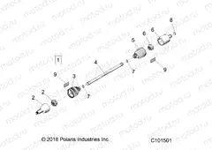 DRIVE TRAIN | DRIVE TRAIN, DRIVE SHAFT, FRONT - A20SGE95AK (C101501)